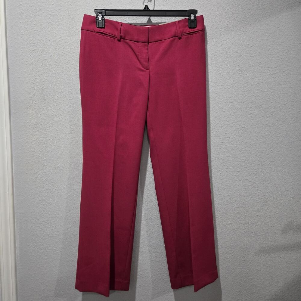 Ann Taylor Loft 8P Petite Pink Marisa Trouser Stretch